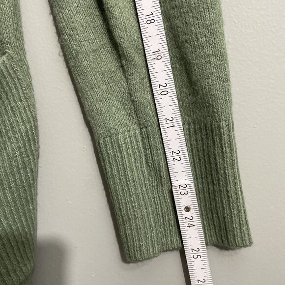 Marled by Reunited Size M Green Marled Cardigan Soft Touch Knit Cool-Weather Wea - Picture 5 of 12